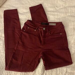 Aeropostale Maroon Jeggings